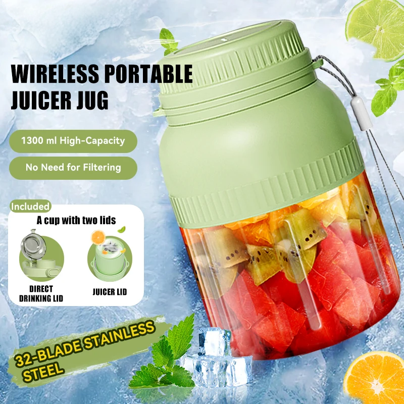 Portable Electric Juicer Blender — Fresh Juice Anywhere, Anytime
