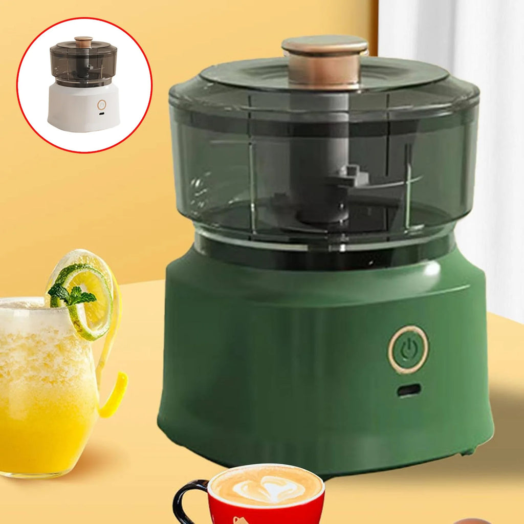 Mini Electric Food Chopper — Chop Garlic, Veggies & Meat in Seconds