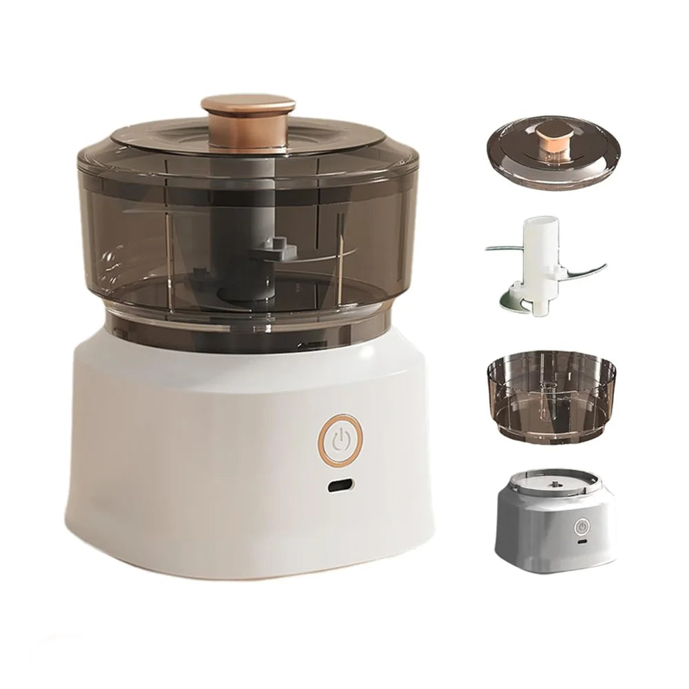 Mini Electric Food Chopper — Chop Garlic, Veggies & Meat in Seconds