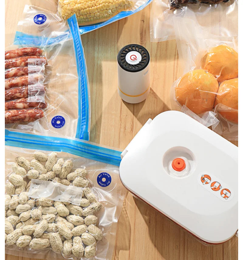 Mini Electric Vacuum Food Sealer Pump — Keep Food Fresh Longer